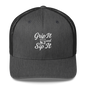 Grip It and Sip It Trucker Hat – Classic Golf Style with a Twist