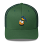 Birdie Juice Golf Hat – Trucker Cap for Golfers (Silver/Charcoal/Green)