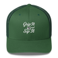 Grip It and Sip It Trucker Hat – Classic Golf Style with a Twist