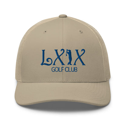 Curve Logo Trucker Cap - Blue Logo