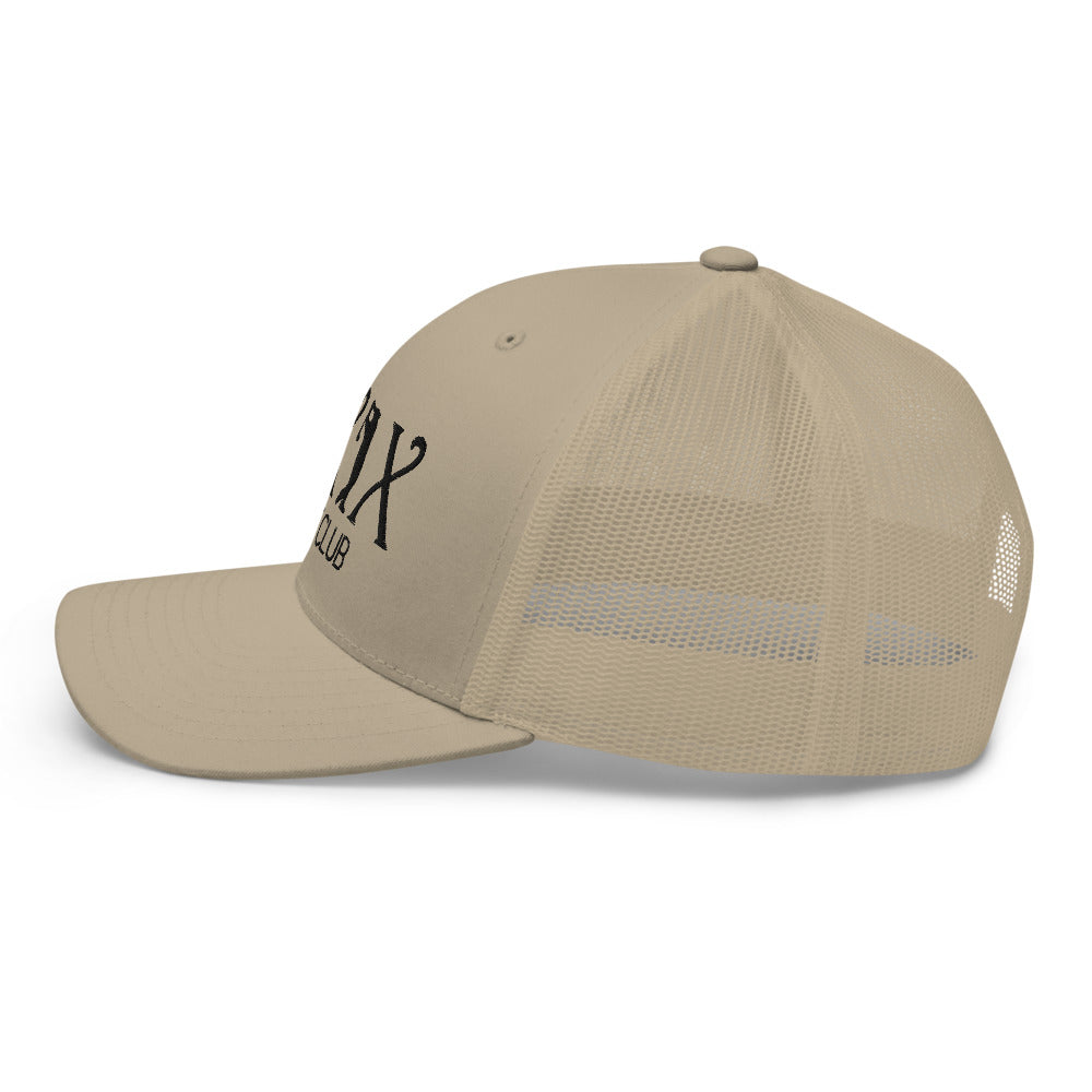 Curve Logo Trucker Cap - Black Logo