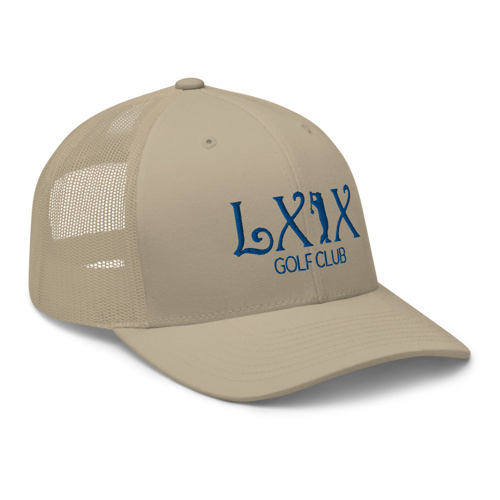 Curve Logo Trucker Cap - Blue Logo