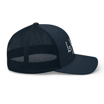 Curve Logo Trucker Cap - White Logo