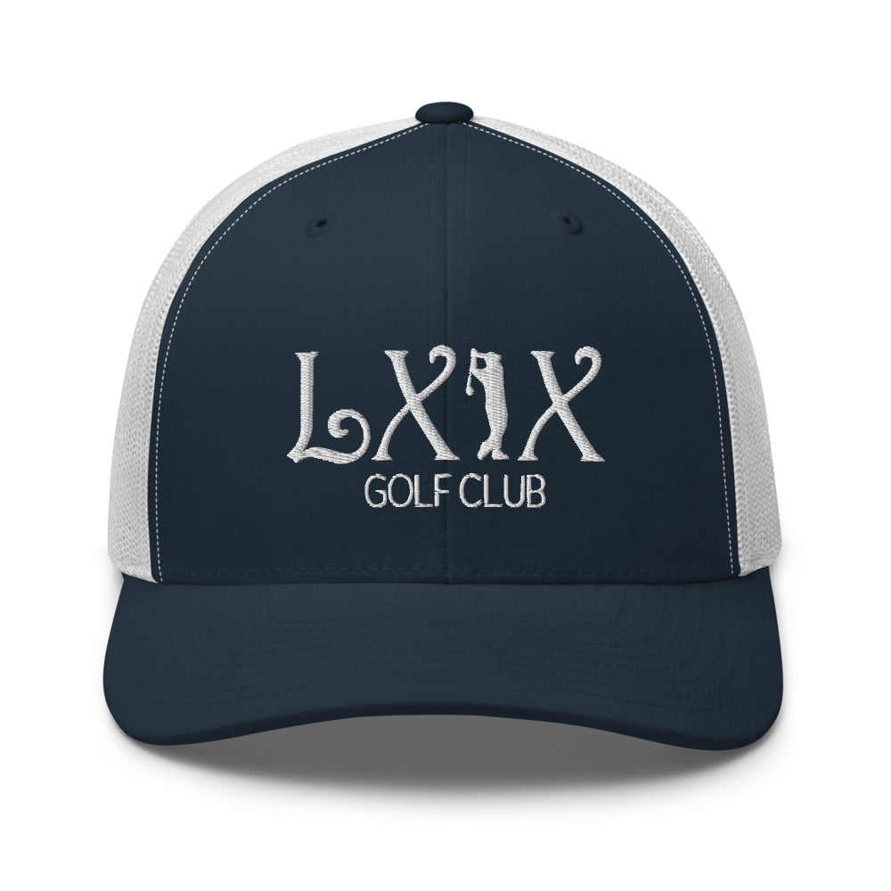 Curve Logo Trucker Cap - White Logo