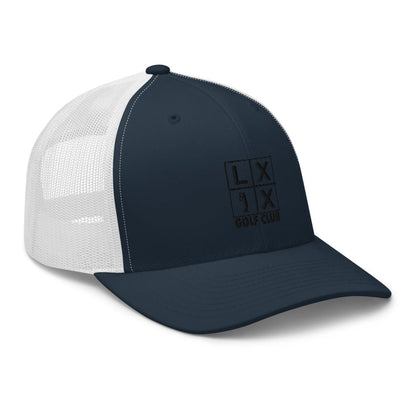 Four Box Logo Trucker Cap - Black Logo