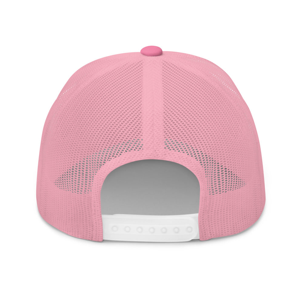Curve Logo Trucker Cap - Blue Logo