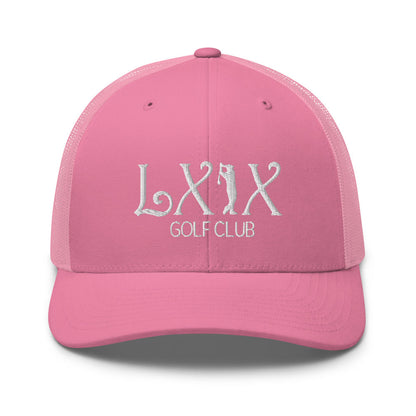 Curve Logo Trucker Cap - White Logo
