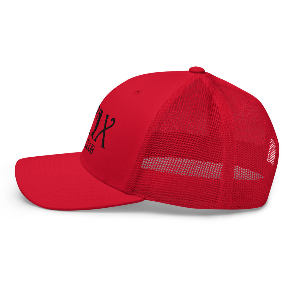 Curve Logo Trucker Cap - Black Logo