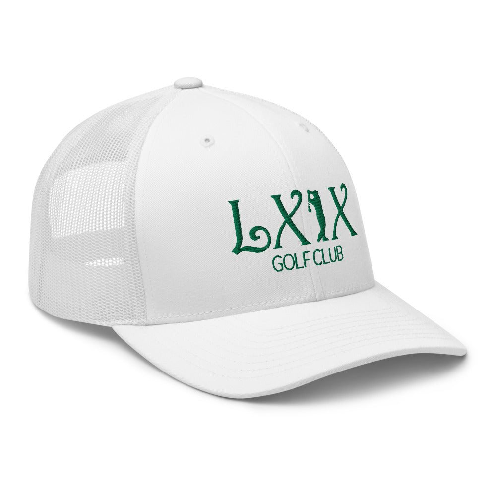 Curve Logo Trucker Cap - Green Logo