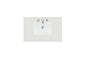 36" Single Top, 3 CM Silestone w/ Sink