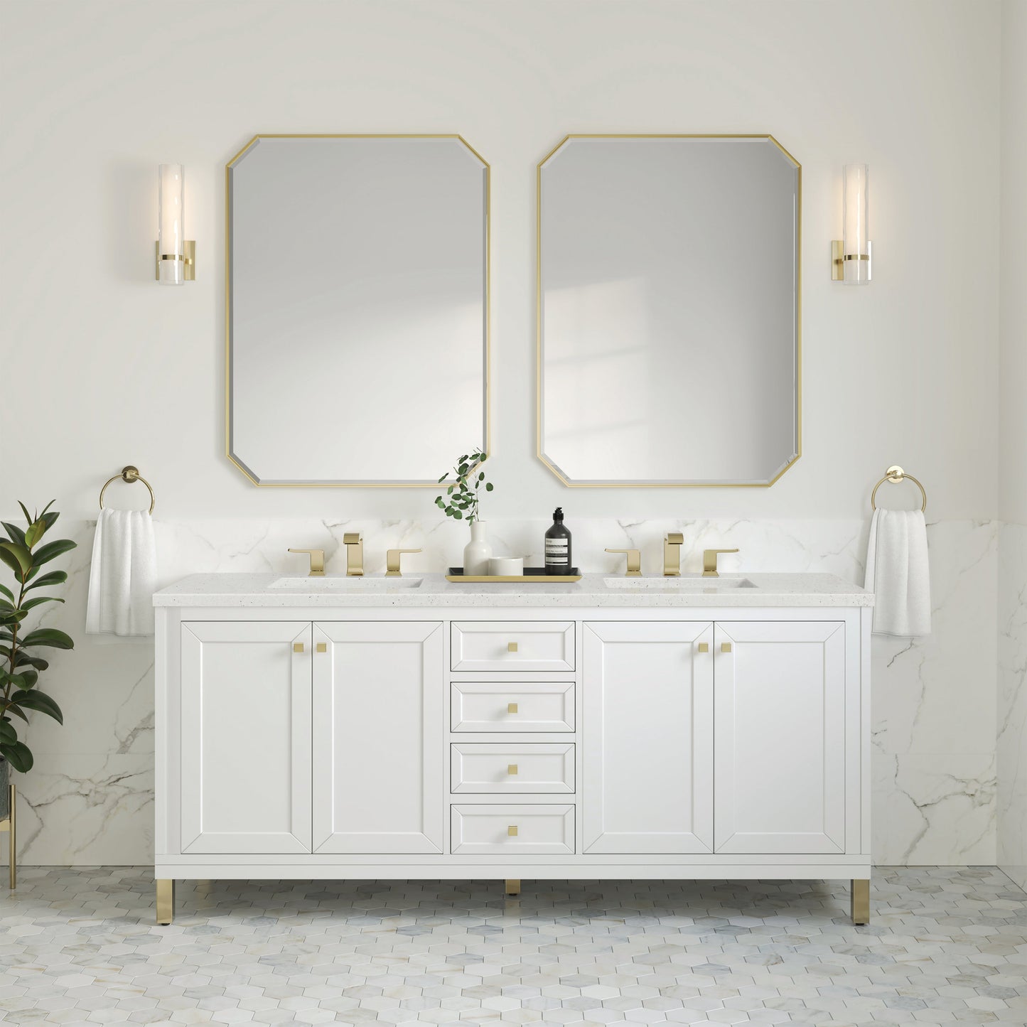 Chicago 72" Double Vanity