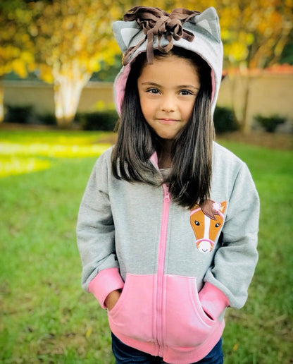Pink Horse 3D Hoodie -