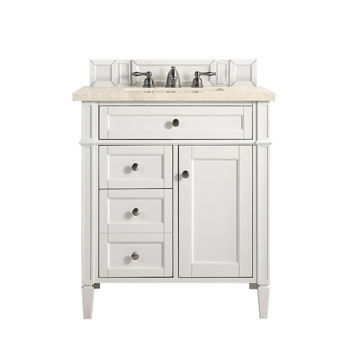 Brittany 30" Single Vanity in Bright White