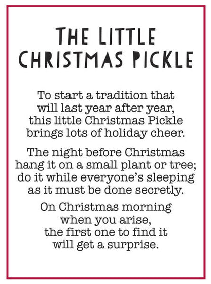 The Little Christmas Pickle Charm
