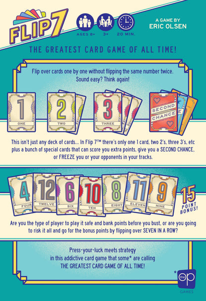 Filp 7 Card Game