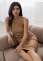 Ribbed Sleeveless Dress
