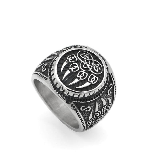 Vikings Bear Paw Stainless Steel Ring
