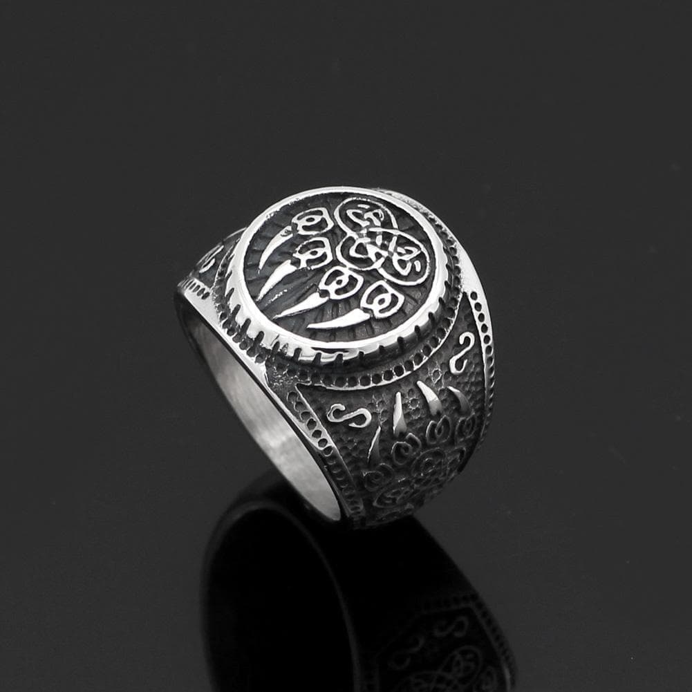 Vikings Bear Paw Stainless Steel Ring