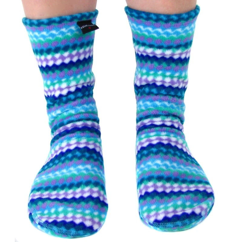 Kids' Fleece Socks - Ripple