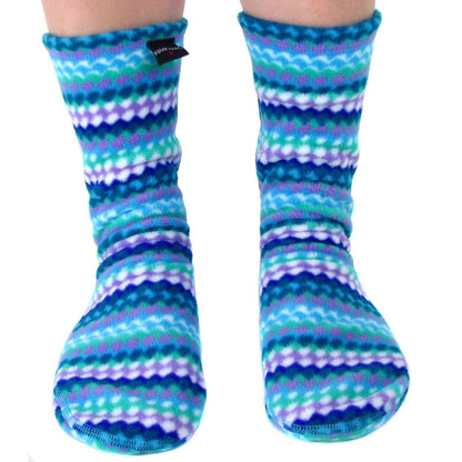 Kids' Fleece Socks - Ripple