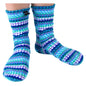 Polar Feet Adult Socks - Ripple
