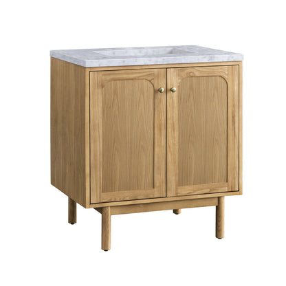 Laurent 30" Single Vanity Cabinet, Light Natural Oak