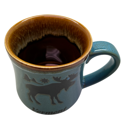 Vermont Moose Mug - Teal
