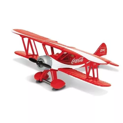 Coca-Cola Stearman Plane Diecast Replica