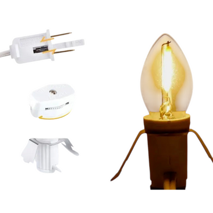 Village Clip in Light Cord - 1 Head