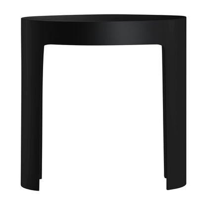 ALFI brand  ABST66BM Black Matte Solid Surface Resin Bathroom / Shower Stool