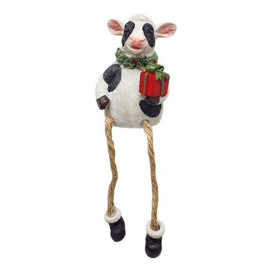 Farm Animal Shelf Sitter - Cow