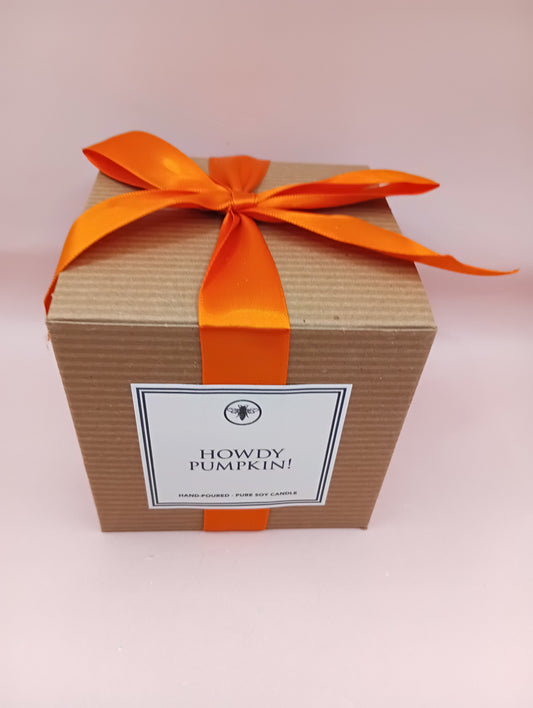 Howdy Pumpkin! Soy Candle- Seasonal Scents
