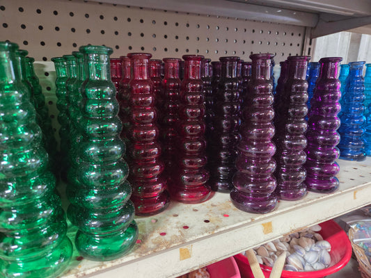 Vintage Bubble Glass Vase