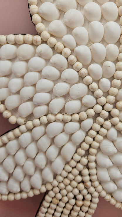 Handmade Seashell Palm Tree Wall Art – 13.5” x 11”