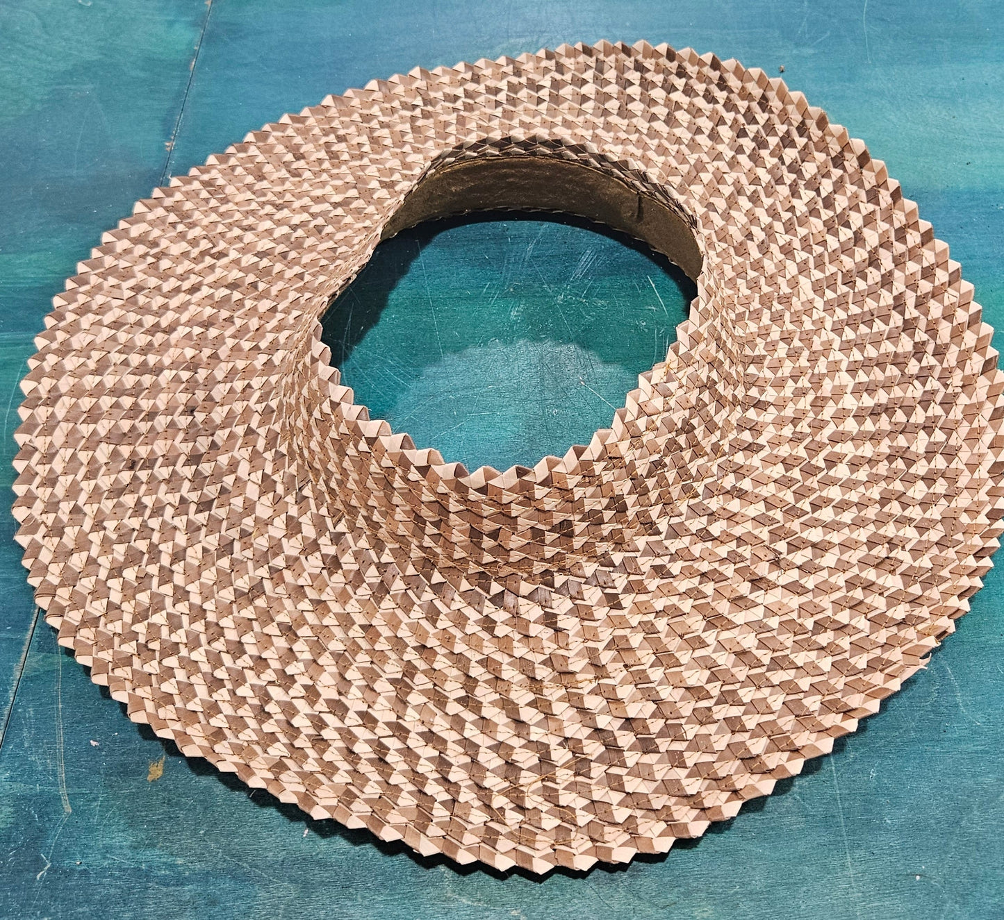 Open-Top Wide Brim Palm Leaf Sun Hat – Handmade Straw Hat in 7 Colors | 17" Total Width | Breezy Summer Shade Hat