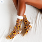 BotaniBabe Sheer Bloom Socks – Embroidered Crystal Silk Socks