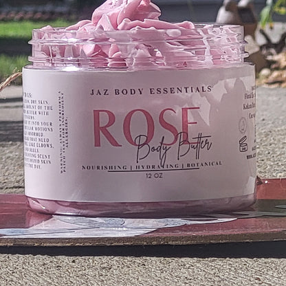 Rose Infused Vegan Body Butter 12oz.