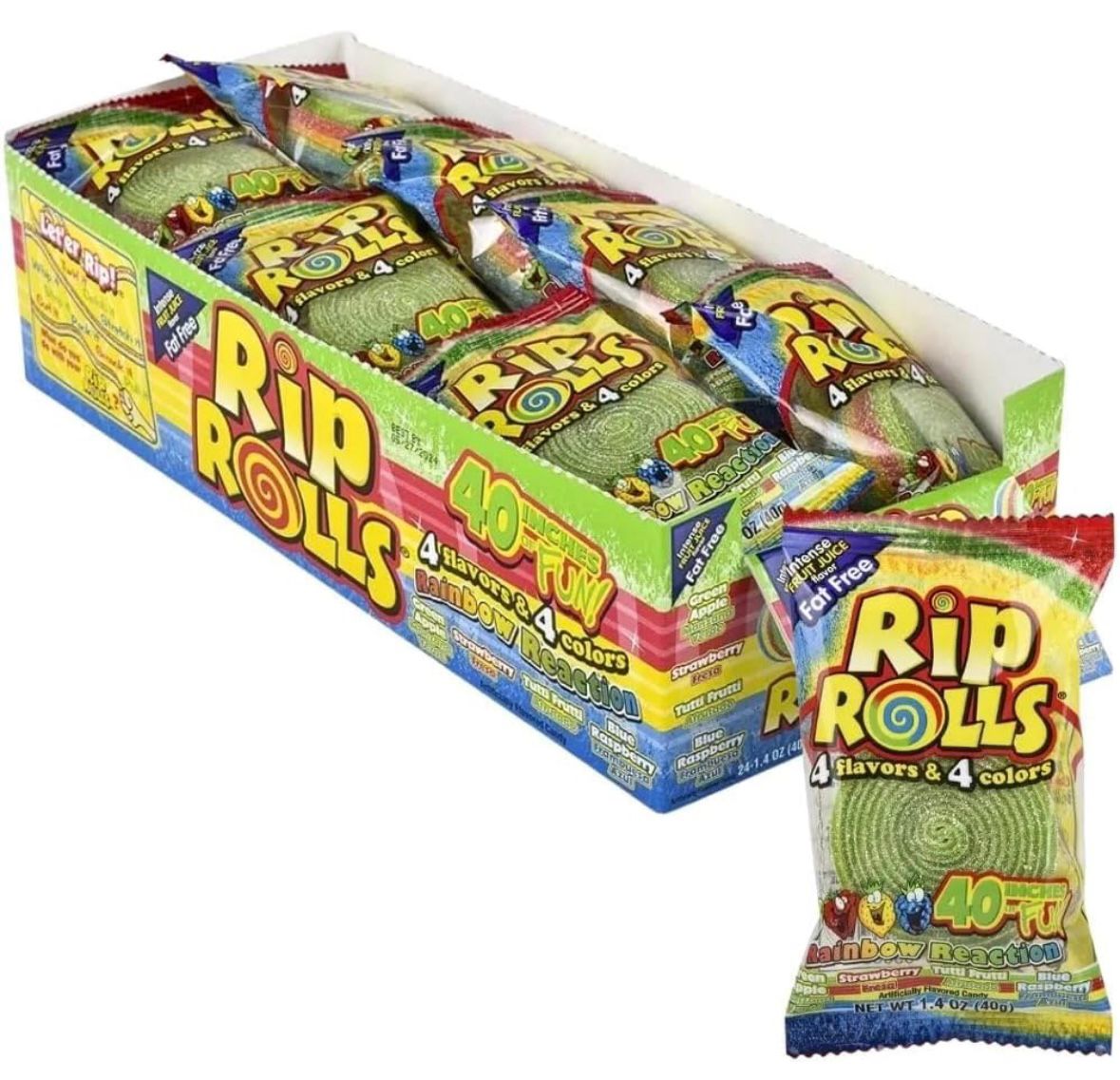 RIP ROLLS Rainbow 24pk