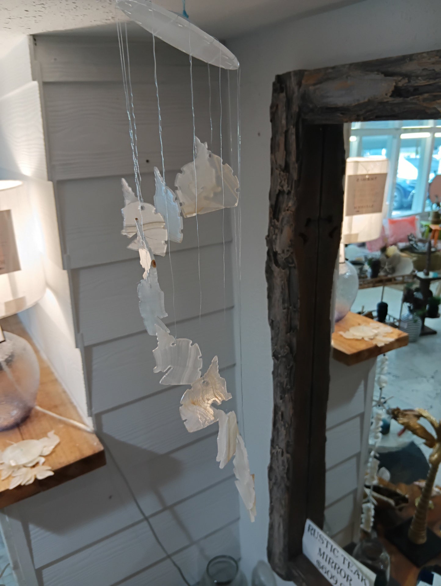 Hand-Carved Unicorn Onyx Wind Chime – 17” Hanging Mobile