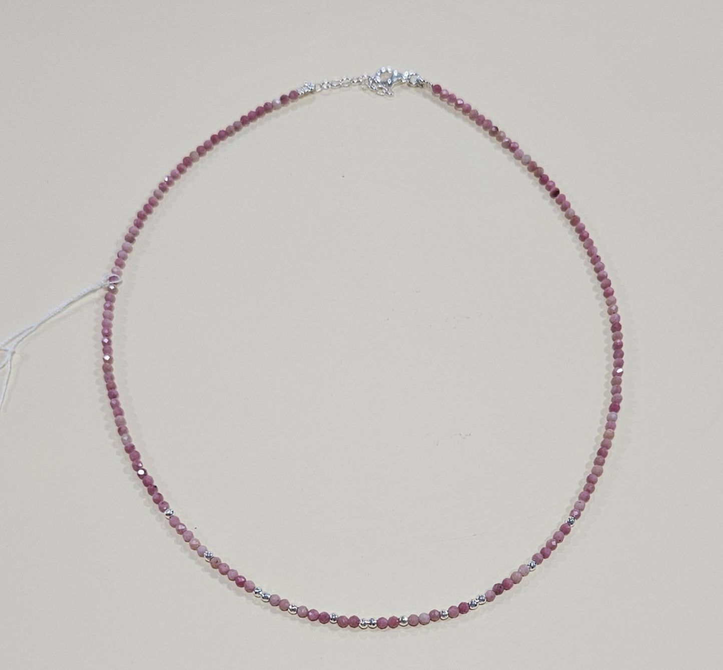 Natural Gemstone Necklace – 9 Colors, 6.7" Diameter – Customizable with a Pendant