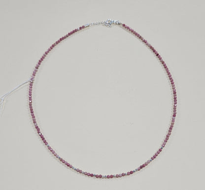 Natural Gemstone Necklace – 9 Colors, 6.7" Diameter – Customizable with a Pendant