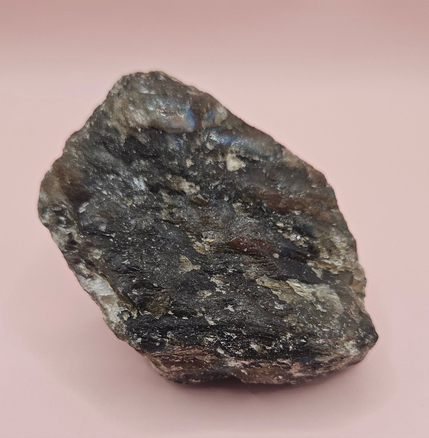 Madagascar Labradorite Rough 270g – Natural Raw Crystal with Subtle Flash, Unique Healing Stone, Collector’s Mineral Specimen