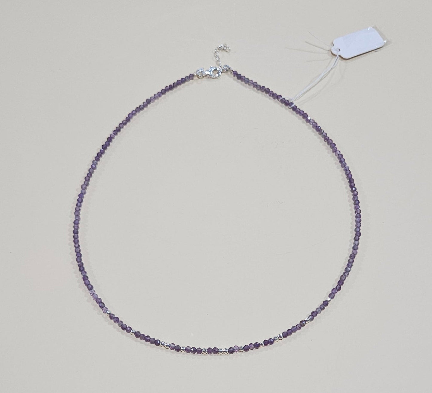 Natural Gemstone Necklace – 9 Colors, 6.7" Diameter – Customizable with a Pendant