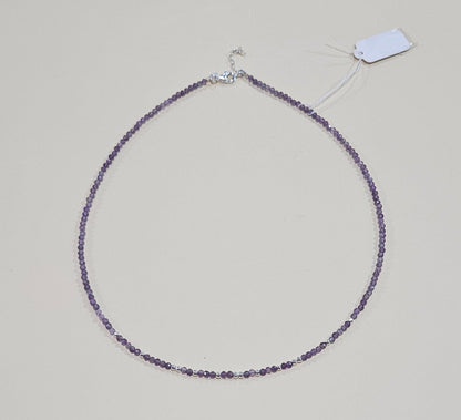 Natural Gemstone Necklace – 9 Colors, 6.7" Diameter – Customizable with a Pendant