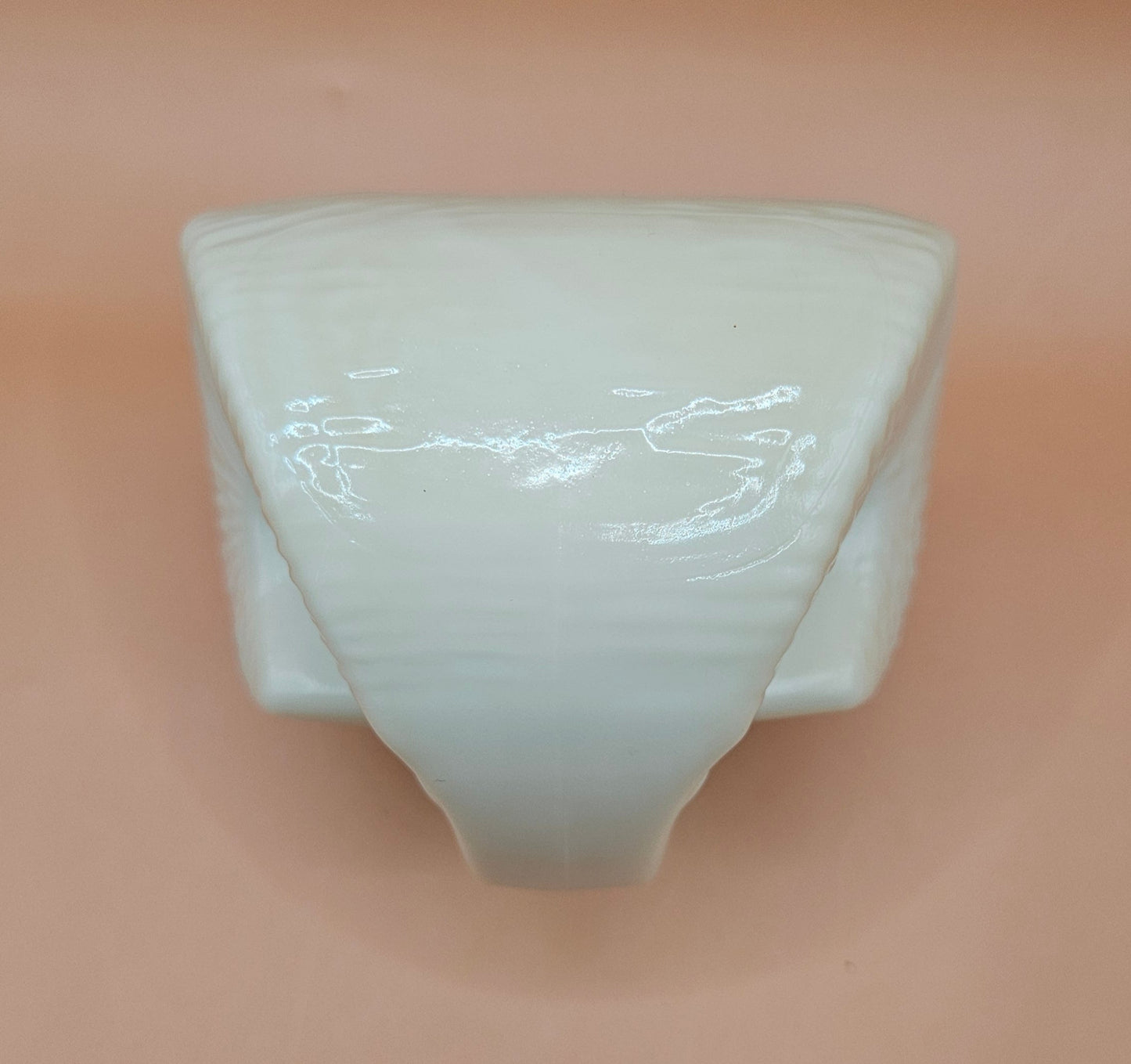 Vintage 1970s Avon Ram’s Head Aftershave Bottle – Wild Country Milk Glass Decanter – 3.8"x2.8"