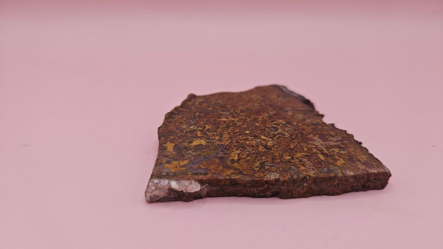 Moss Agate Slab – Earthy Patterns in a Natural Stone Canvas- 60 grams