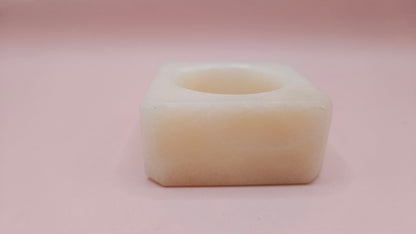 Ivory Onyx Tealight Holder – 2.4x1.1"