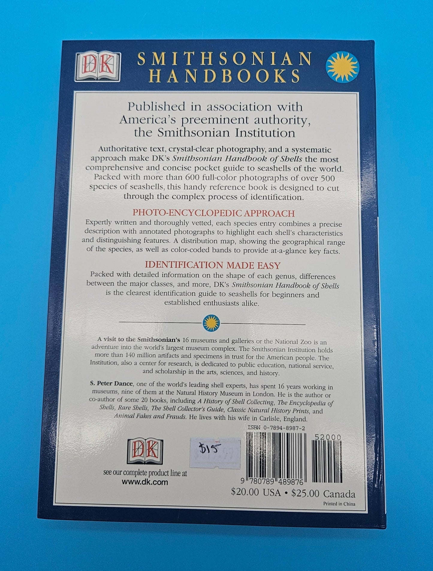 Smithsonian Handbooks: Shells – S. Peter Dance (2002, Softcover, DK Publishing)