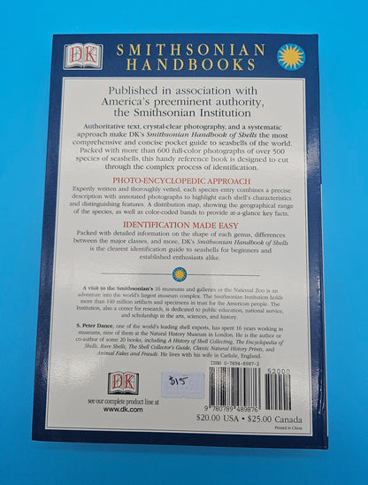 Smithsonian Handbooks: Shells – S. Peter Dance (2002, Softcover, DK Publishing)