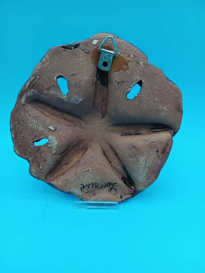 Ceramic Handmade Sand Dollar Wall Art – 5.5"